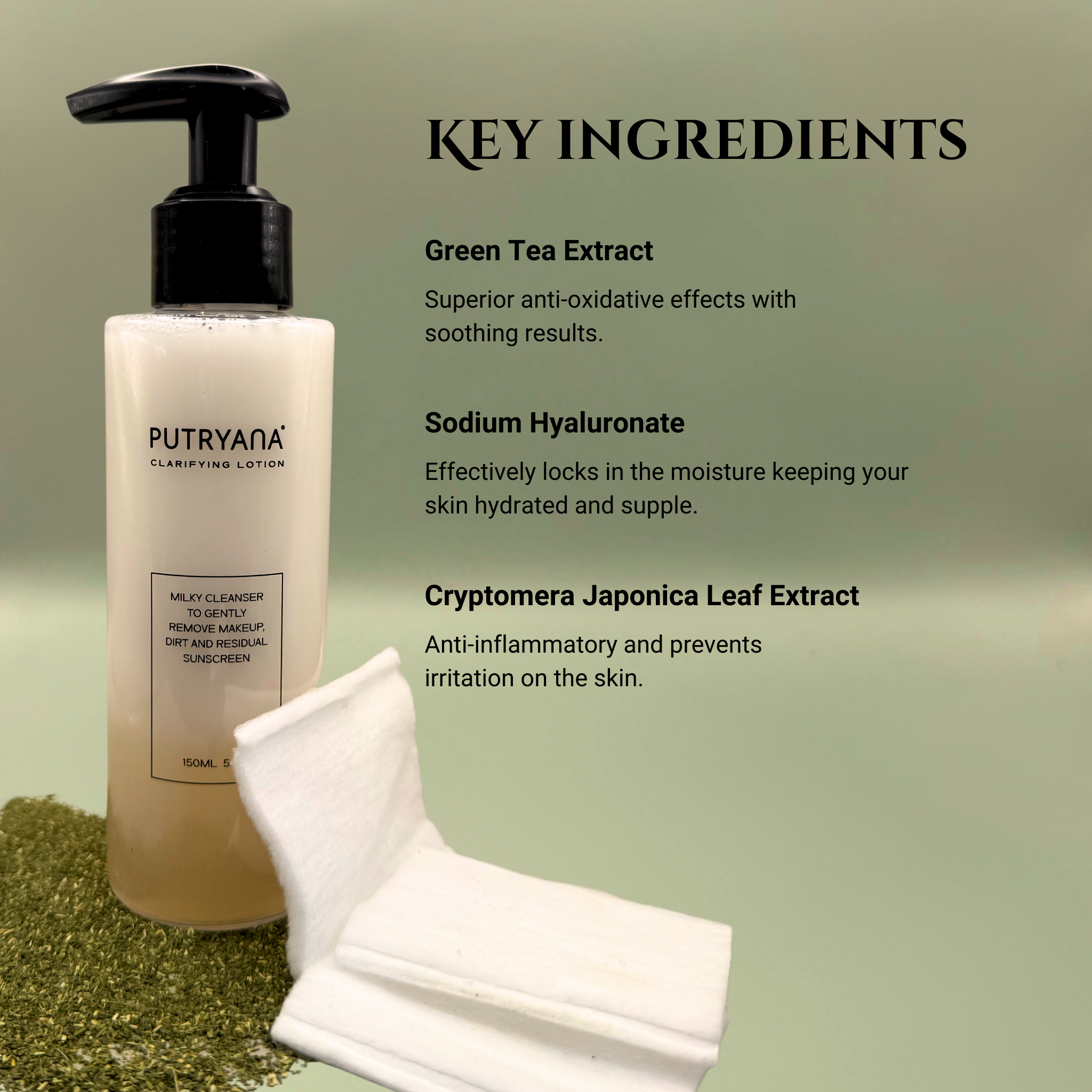 Clarifying Lotion + Green Tea Extract (150ml)