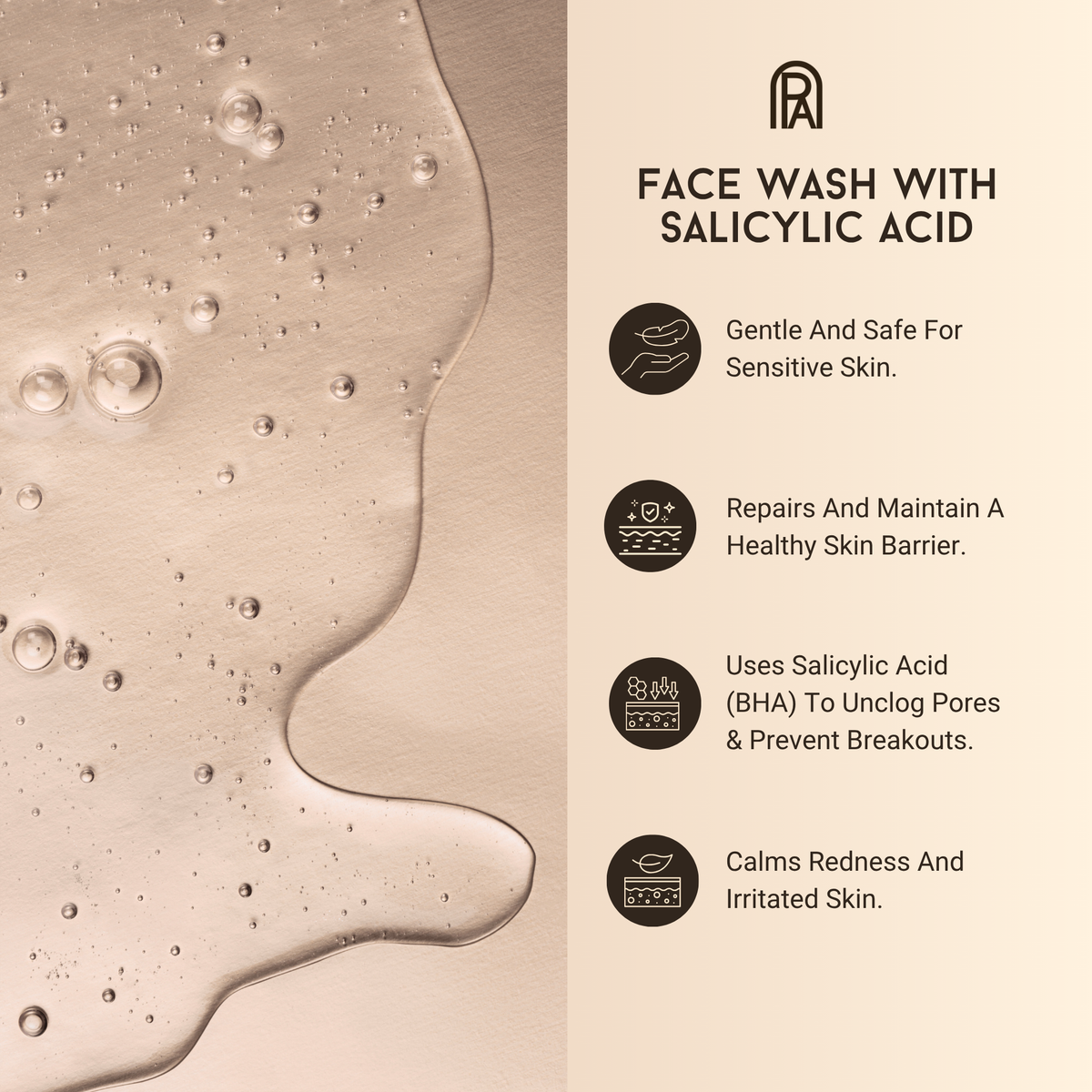 Anti-Acne Face Wash + Salicylic Acid (BHA)  (100ml)