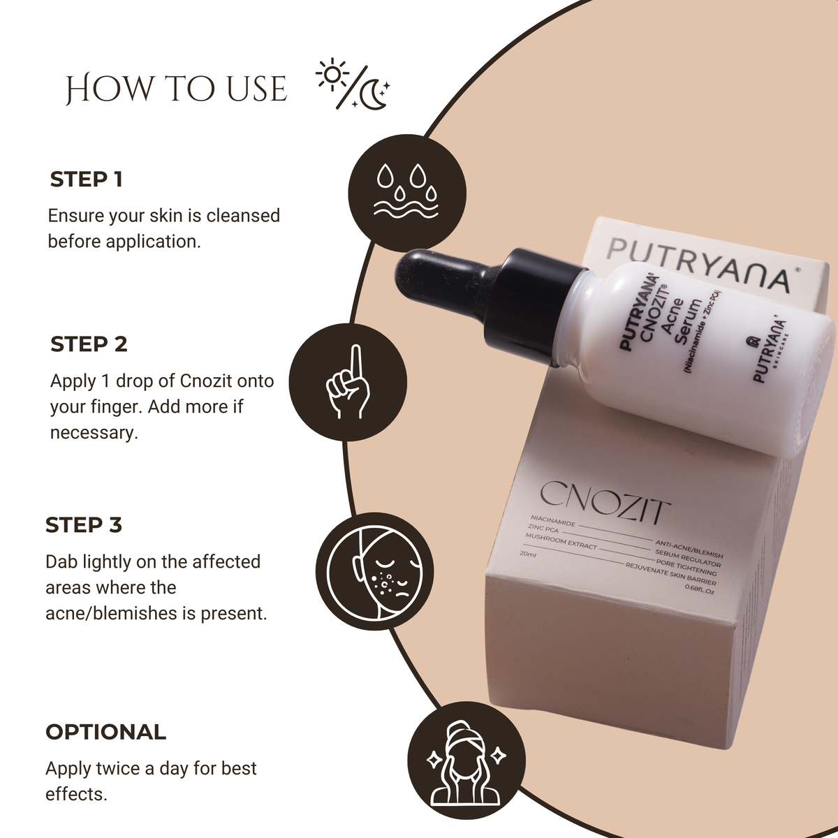 Cnozit Anti-Acne Niacinamide Serum (15ml)