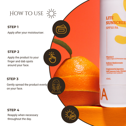 Sunscreen SPF50 (45ml)