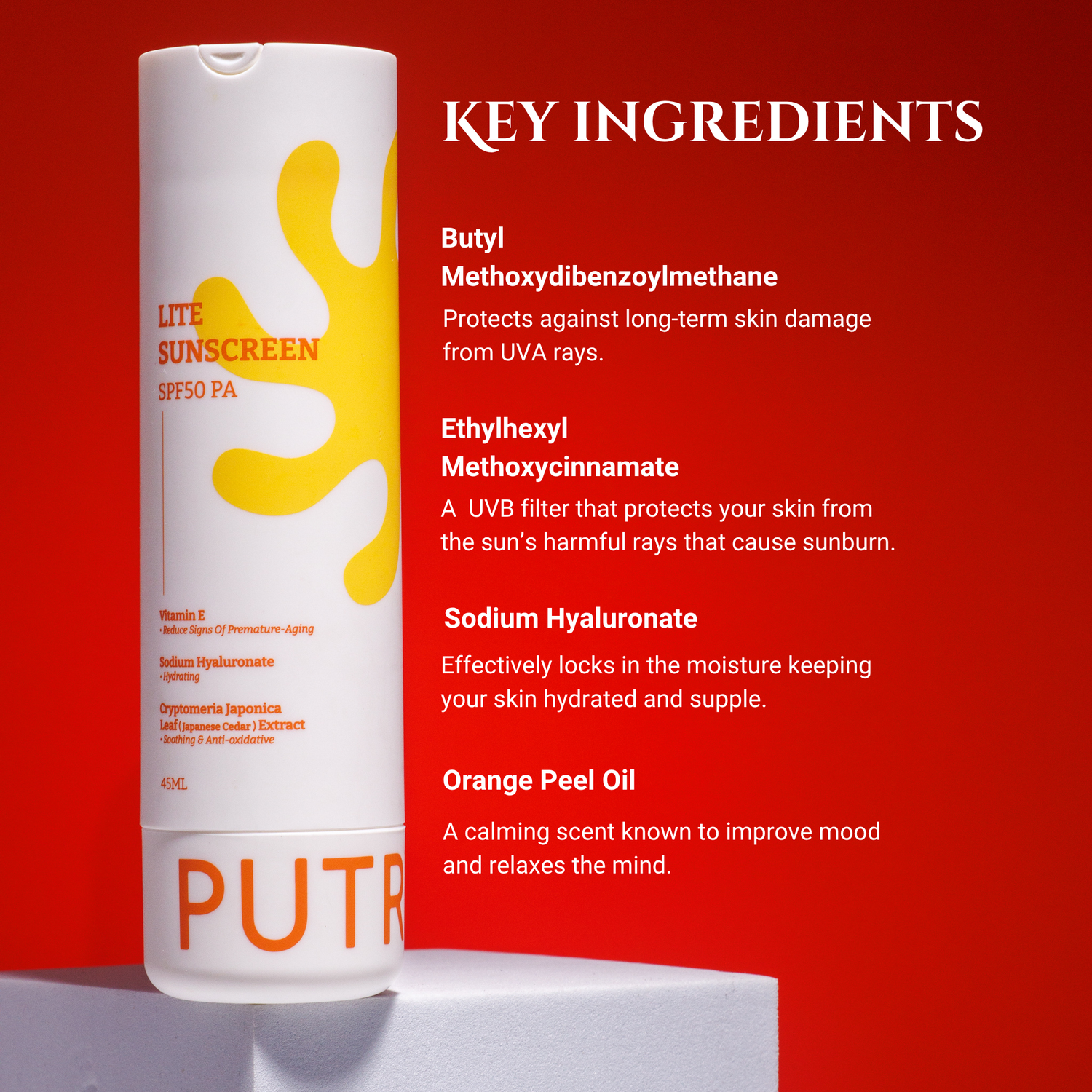 Sunscreen SPF50 (45ml)